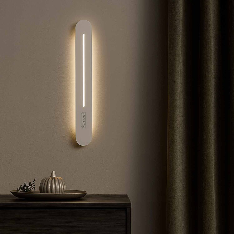 CÓD.6019 APLIQUE LED TÁTIL AÇO PINTADO BRANCO 60CM