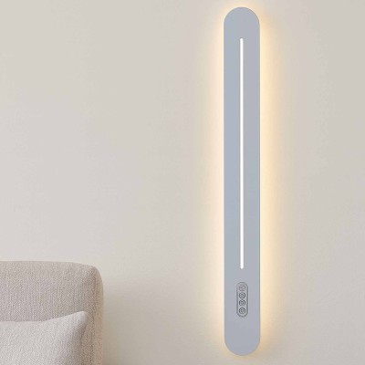 CÓD.6099 APLIQUE LED TÁCTIL ACERO PINTADO BLANCO 80CM