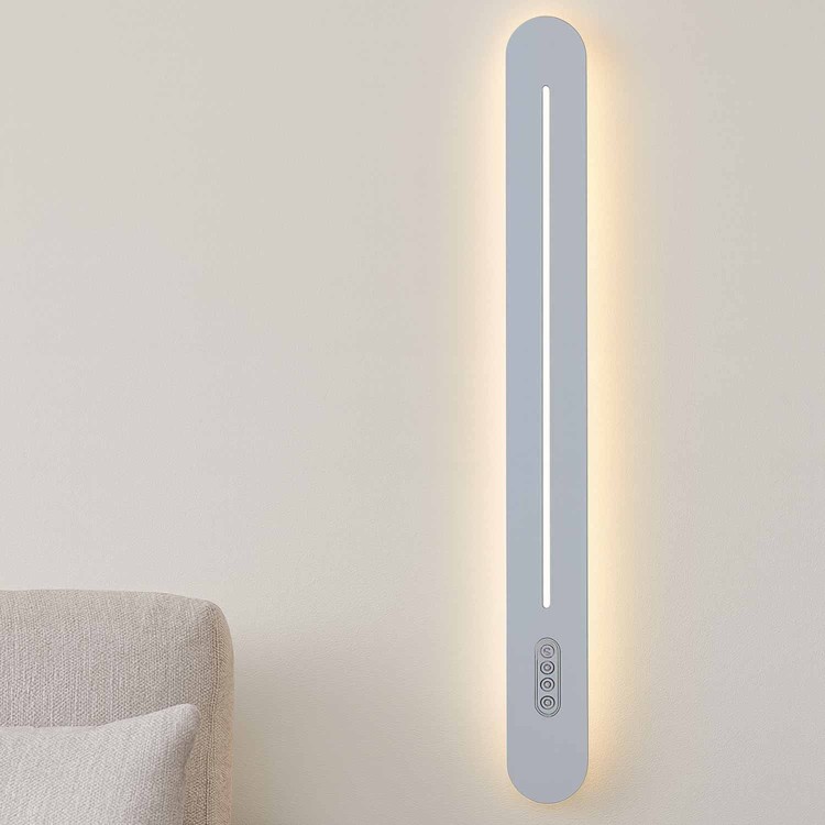 CÓD.6099 APLIQUE LED TÁTIL AÇO PINTADO BRANCO 80CM