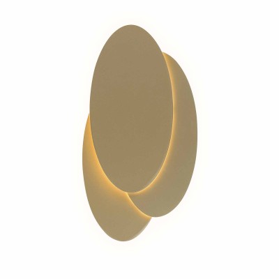 COD.6108 APPLIQUE LED DECORATIVO ACCIAIO VERNICIATO ORO 2