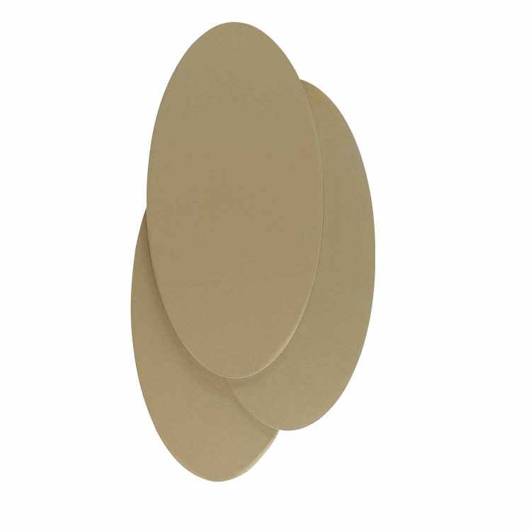 COD.6108 APPLIQUE LED DECORATIVO ACCIAIO VERNICIATO ORO