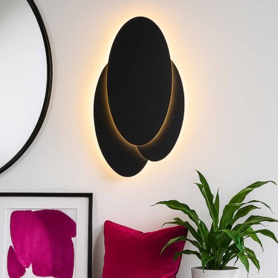 CÓD.6022 APLIQUE LED DECORATIVO AÇO PINTADO PRETO