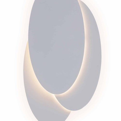 CÓD.6107 APLIQUE LED DECORATIVO AÇO PINTADO BRANCO