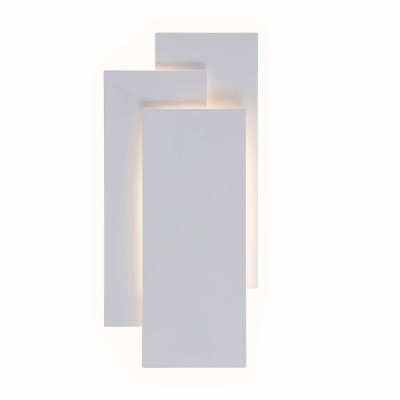 CÓD.6105 APLIQUE LED DECORATIVO AÇO PINTADO BRANCO 2