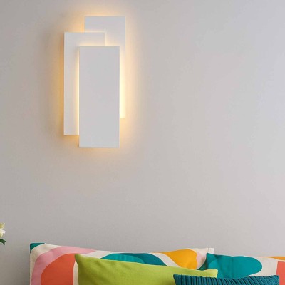 CÓD.6105 APLIQUE LED DECORATIVO AÇO PINTADO BRANCO