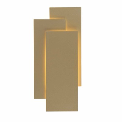 CÓD.6106 APLIQUE LED DECORATIVO AÇO PINTADO DOURADO 2