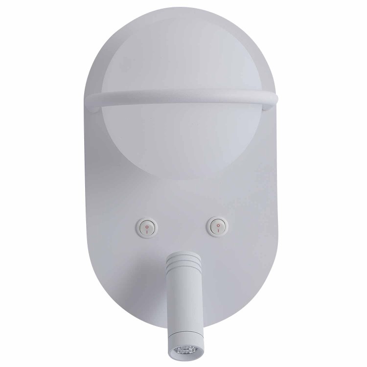 CÓD.6109 APLIQUE LED DECORATIVO AÇO PINTADO BRANCO