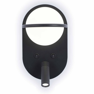 CÓD.6023 APLIQUE LED DECORATIVO AÇO PINTADO PRETO 2