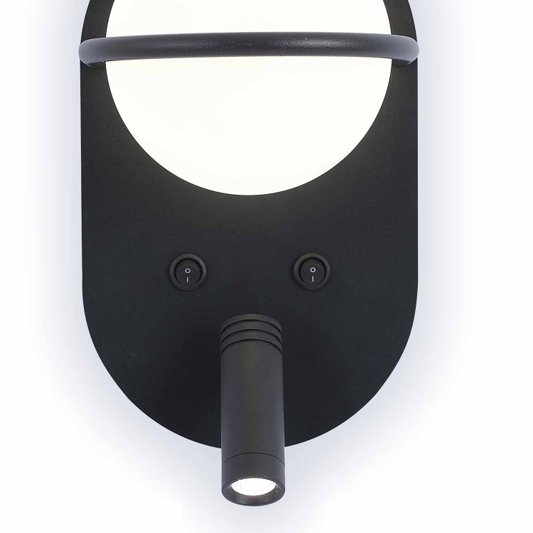 CÓD.6023 APLIQUE LED DECORATIVO AÇO PINTADO PRETO