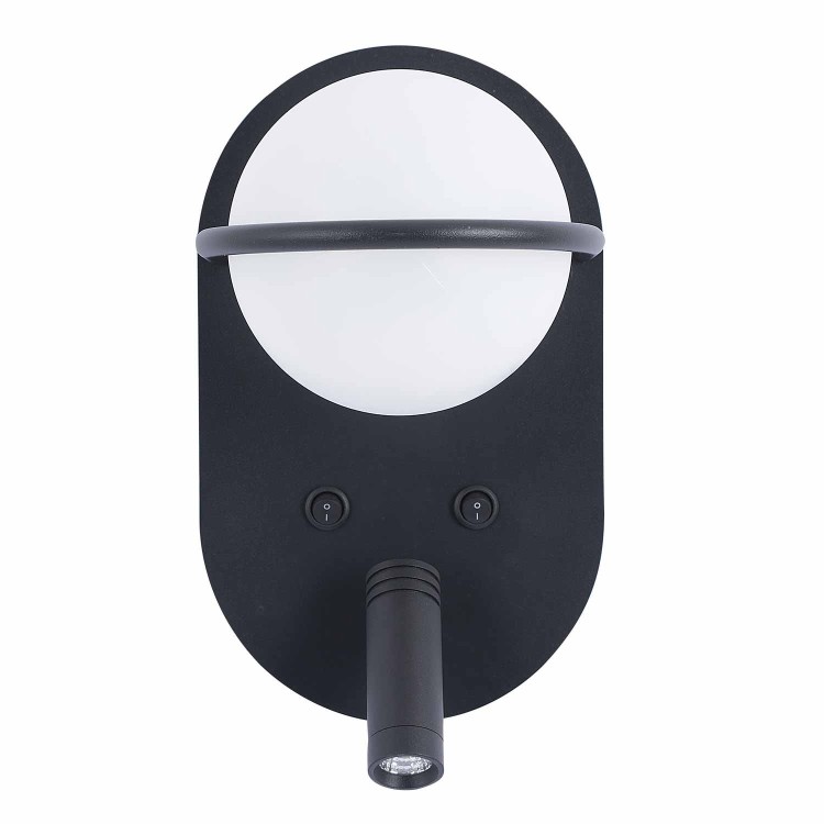 CÓD.6023 APLIQUE LED DECORATIVO AÇO PINTADO PRETO