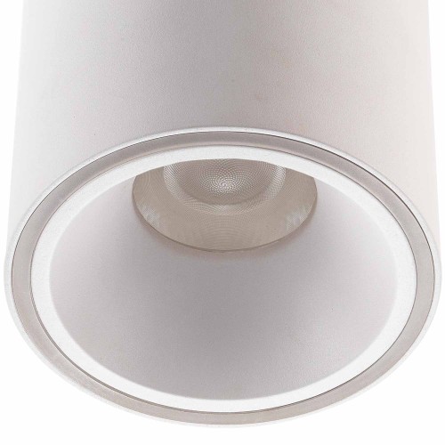CÓD.6037 FOCO DE SUPERFÍCIE CILÍNDRICO Ø9CM COR BRANCO