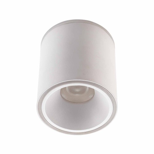CÓD.6041 FOCO DE SUPERFÍCIE CILÍNDRICO Ø12CM COR BRANCO