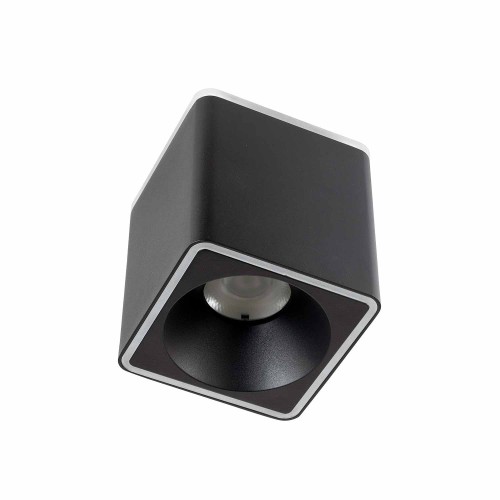Código.6040 Cor quadrada Foco 9x9cm cor preta