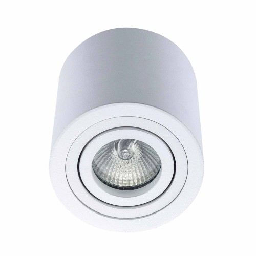 CÓD.6048 FOCO DE SUPERFÍCIE CILÍNDRICO ORIENTÁVEL Ø9CM COR BRANCO