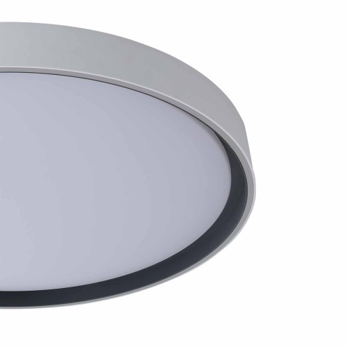 CÓD.9041 PLAFON LED REDONDO 68W REGULÁVEL Ø59CM BRANCO E PRETO