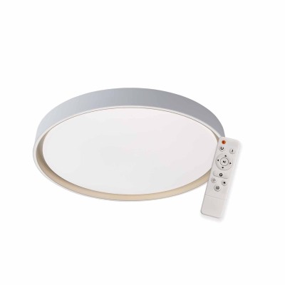 CÓD.9043 PLAFONIERA LED ROTONDA 68W REGOLABILE Ø59CM BIANCO E ORO