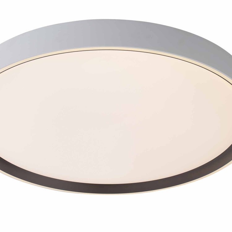 CÓD.9042 PLAFONIERA LED ROTONDA 106W REGOLABILE Ø78CM BIANCO E NERO