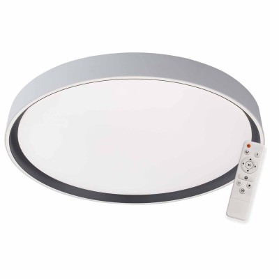 CÓD.9042 PLAFÓN LED REDONDO 106W REGULABLE Ø78CM BLANCO Y NEGRO