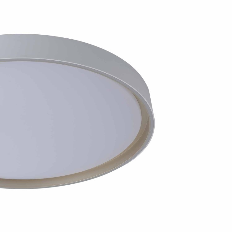CÓD.9044 PLAFÓN LED REDONDO 106W REGULABLE Ø78CM BLANCO Y DORADO