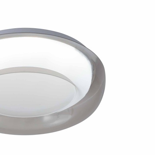 CÓD.9046 PLAFON LED REDONDO 68W REGULÁVEL Ø60CM BRANCO E FUMÊ