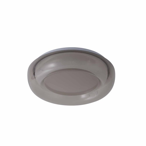 CÓD.9046 PLAFON LED REDONDO 68W REGULÁVEL Ø60CM BRANCO E FUMÊ
