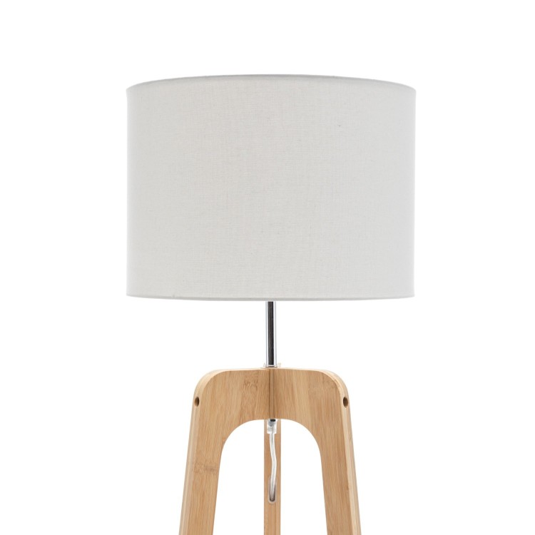 COD. 9048 PIANTANA IN LEGNO DI FRASSINO VERNICIATO NATURALE E TESSUTO TC COLOR BEIGE