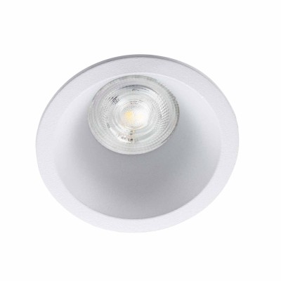 COD.35150 FARETTO AD INCASSO ALLUMINIO SABBIA BIANCA GU10-DICROICA