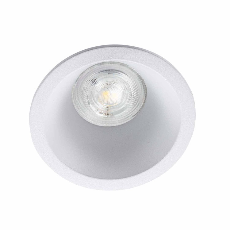 COD.35150 SPOT ENCASTRÉ ALUMINIUM SABLE BLANC GU10-DICHROÏQUE