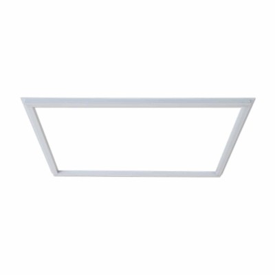 CÓD. 55600 PERFIL DE LED SUSPENSO EM ALUMÍNIO BRANCO 59,5 X 59,5 CM 2