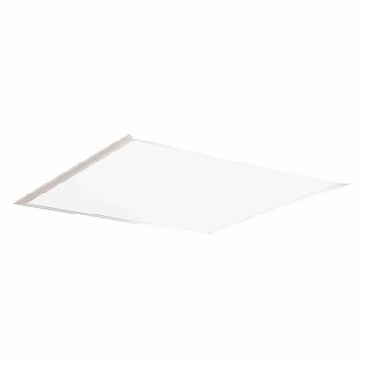 CÓD. 55610 PLAFON LED SUSPENSO EM ALUMÍNIO BRANCO 59,5 X 59,5 CM