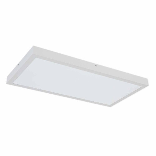 CÓD. 55660 PLAFON LED SUSPENSO EM ALUMÍNIO BRANCO 30 X 60 CM
