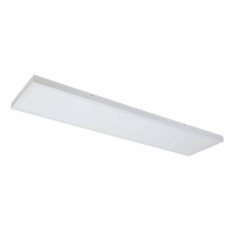 CÓD. 55670 PLAFON LED SUSPENSO EM ALUMÍNIO BRANCO 30 X 120 CM