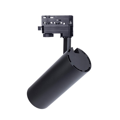 COD.52090 FARETTO SU BINARIO TRIFASE LED COB 21W COLORE NERO COD.52090 FARETTO SU BINARIO TRIFASE LED COB 21W COLORE NERO