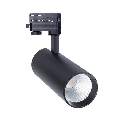 CODE 52110 DREIPHASIGE SCHIENENLEUCHTE LED COB 30W FARBE SCHWARZ