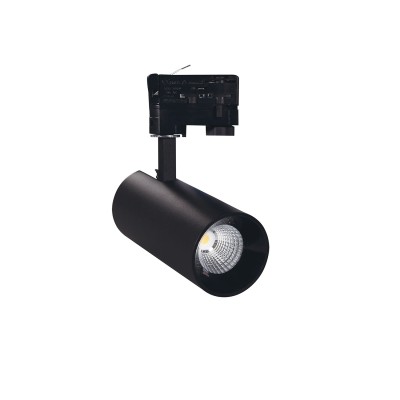 CÓD.52070 FOCO DE TRILHO TRIFÁSICO LED COB 10W COR PRETA