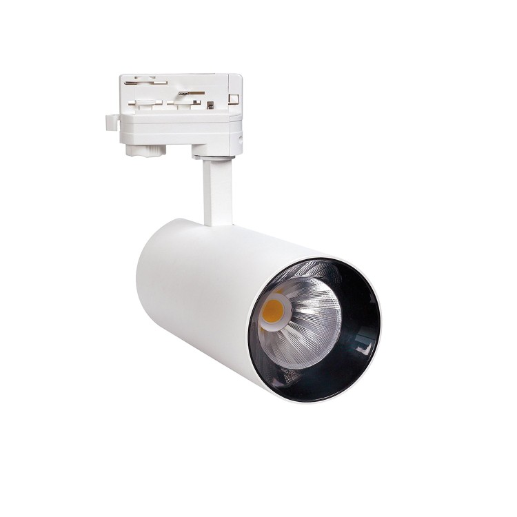 COD.52080 FARETTO SU BINARIO TRIFASE LED COB 20W COLORE BIANCO