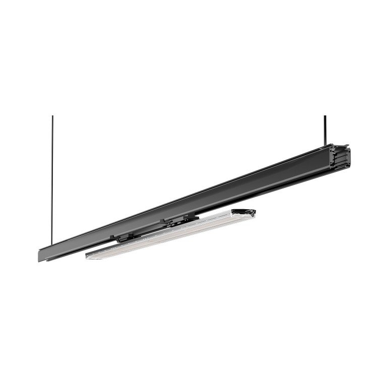 RÉF. 57000 PROJECTEUR SUR RAIL AVEC SÉLECTION DE PUISSANCE 60CM DIRECTIONNEL NOIR LED SMD