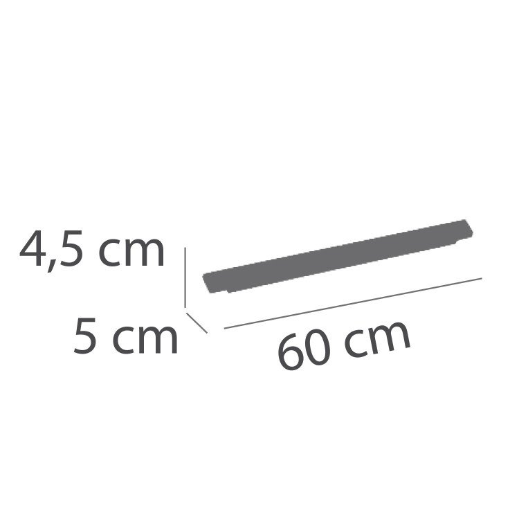 ART.-NR. 57000 SCHIENENSTRAHLER MIT LEISTUNGSWAHL 60CM RICHTBAR SCHWARZ LED SMD