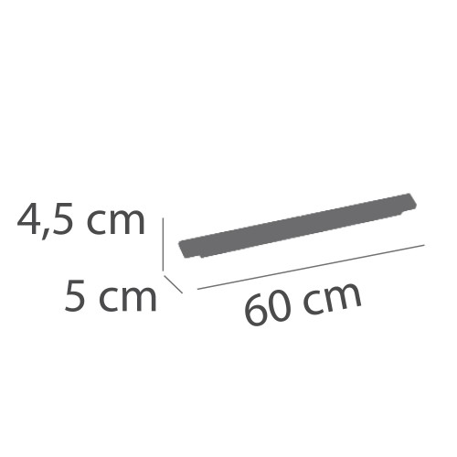 CODE 57000 SCHIENENSTRAHLER 60CM RICHTBAR SCHWARZ LED SMD 30W