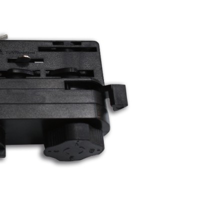 CÓD.52130 ADAPTADOR TRIFÁSICO FOCO DE CARRIL COLOR NEGRO 2