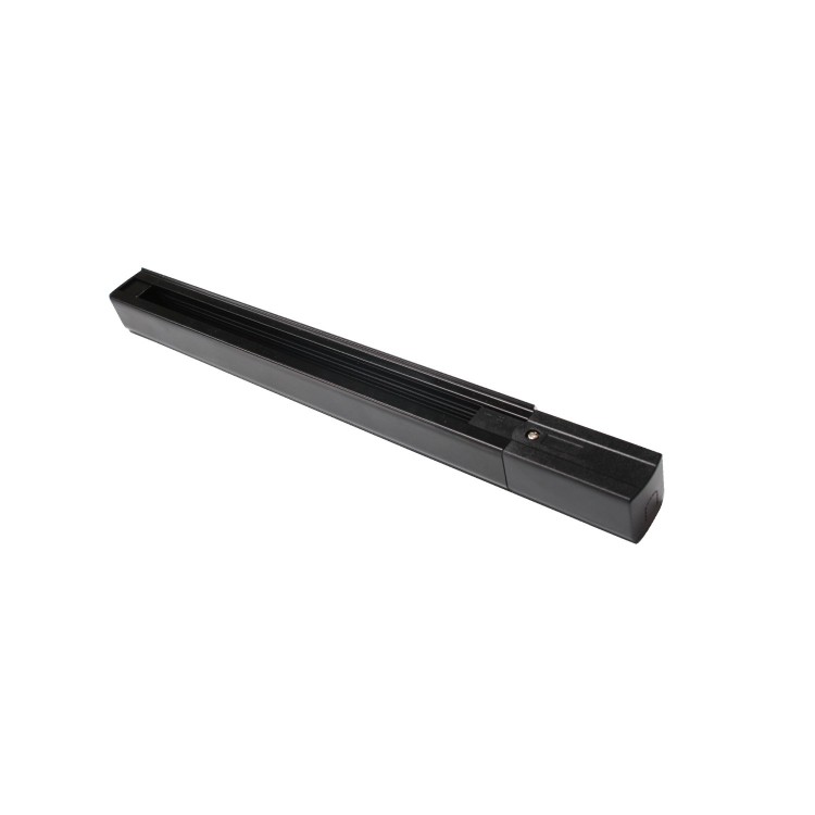 CODE 52160 ALUMINIUMSCHIENE FÜR DREIPHASIGES SCHIENENSYSTEM FARBE SCHWARZ 1M
