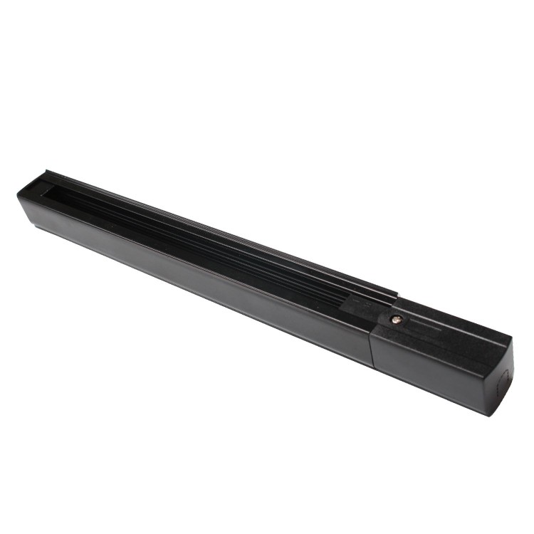 CODE 52180 ALUMINIUMSCHIENE FÜR DREIPHASIGES SCHIENENSYSTEM FARBE SCHWARZ 2M