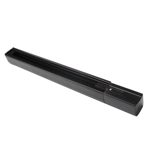 CODE 52180 ALUMINIUMSCHIENE FÜR DREIPHASIGES SCHIENENSYSTEM FARBE SCHWARZ 2M