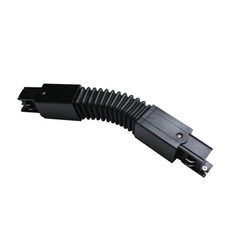 CODE 52260 FLEXIBLER VERBINDER AUS ALUMINIUM FÜR DREIPHASIGES SCHIENENSYSTEM FARBE SCHWARZ