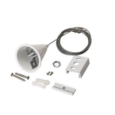 CÓD.52290 SISTEMA DE SUJECIÓN PARA CARRIL COLOR BLANCO