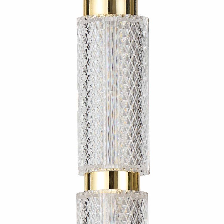 RÉF.3320 SUSPENSION LED EN ACRYLIQUE ET ACIER DORÉ