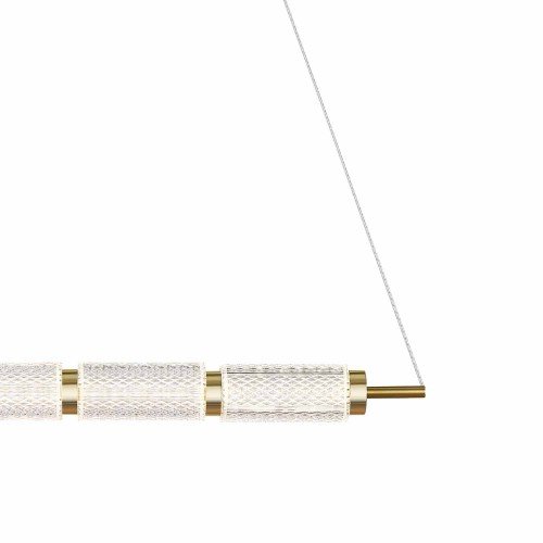 RÉF.3321 LUMINAIRE LED EN ACRYLIQUE ET ACIER DORÉ