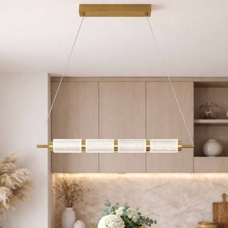 ARTIKEL-NR. 3321 LED-LAMPE AUS ACRYL UND GOLDSTAHL