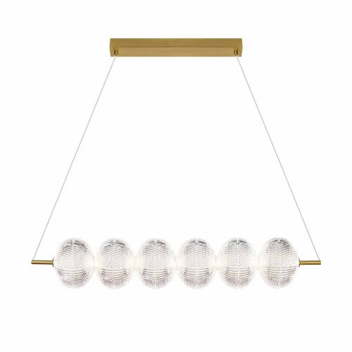 CÓD.3324 LÁMPARA LED ACRÍLICO Y ACERO DORADO