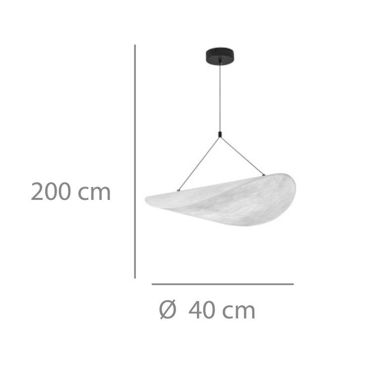 ARTIKEL-NR. 3327 LED-LAMPE KUNSTSEIDE Ø40CM